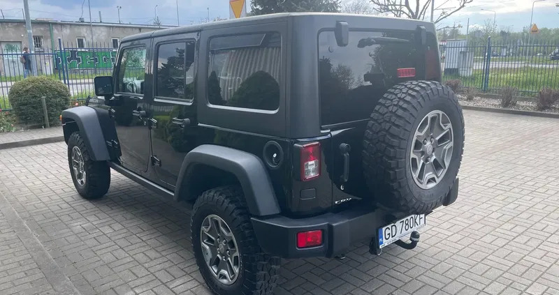 pomorskie Jeep Wrangler cena 155000 przebieg: 111500, rok produkcji 2014 z Ełk